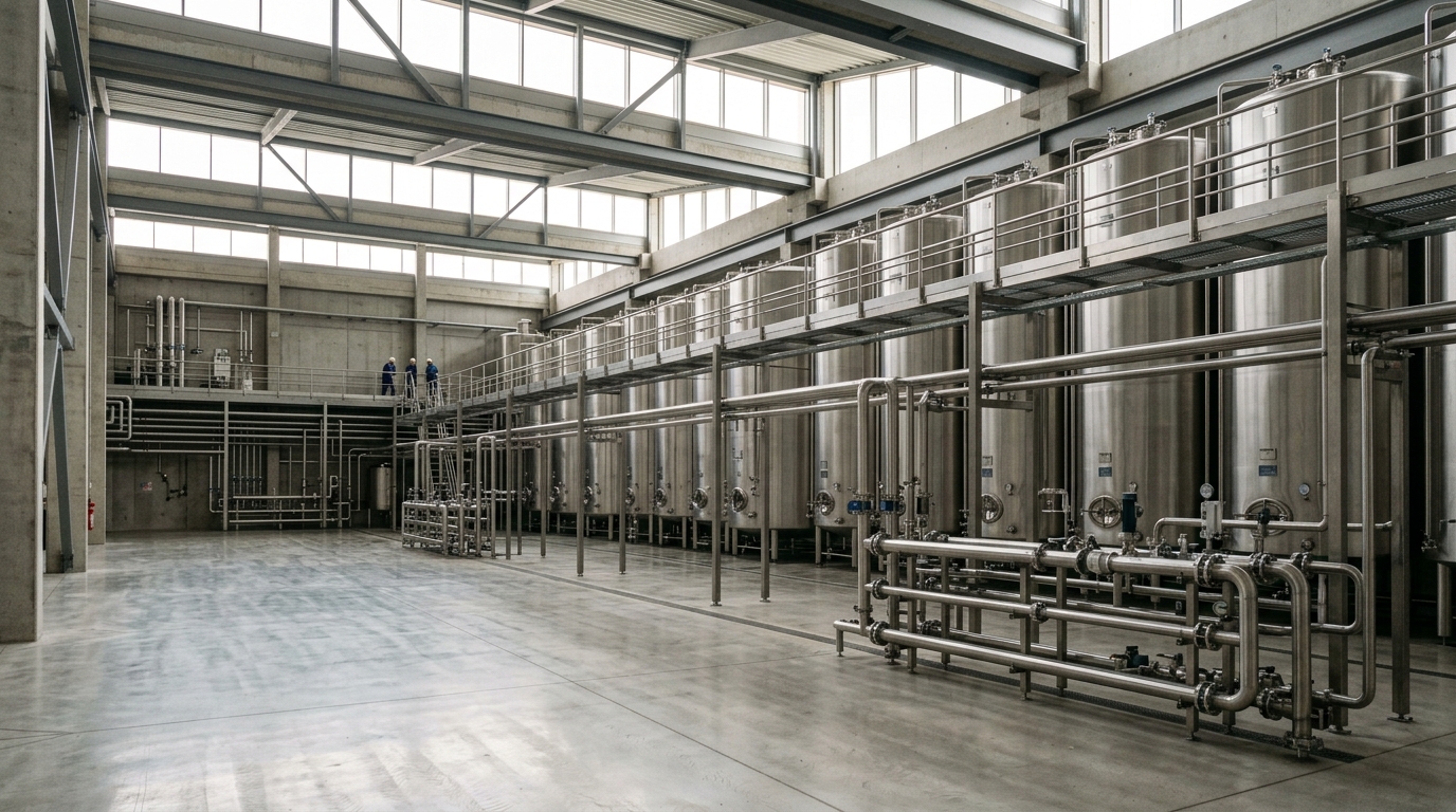 Caldeiraria pesada e montagem industrial em aço inoxidável NordTech